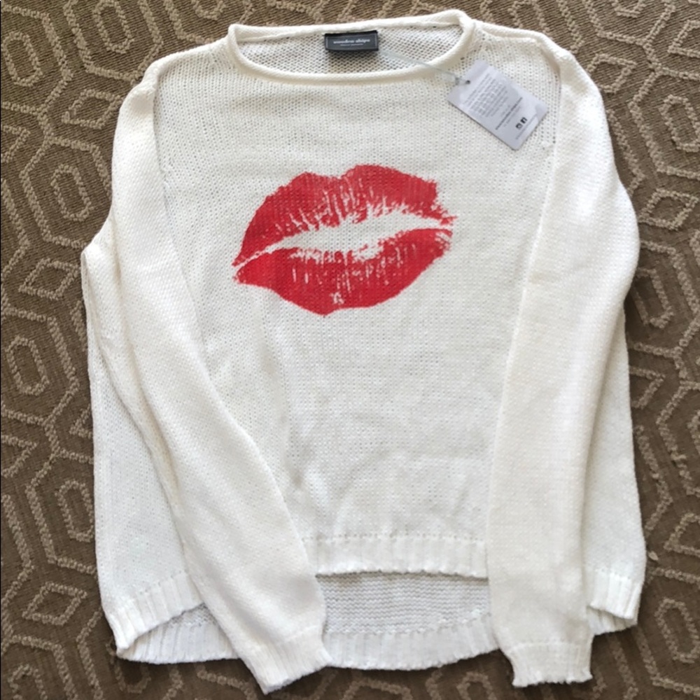 Wooden Ships Lip Sweater